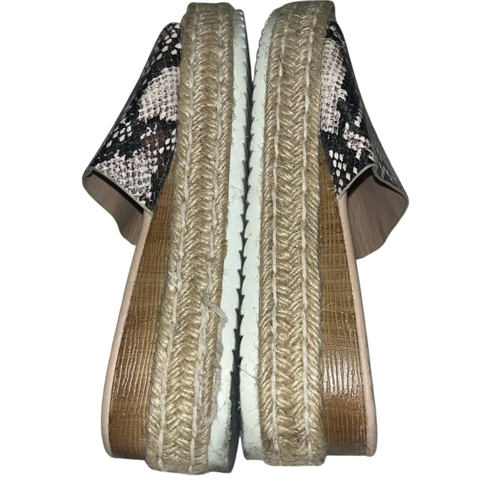 Cushionaire Women's Snakeskin Espadrille Slides